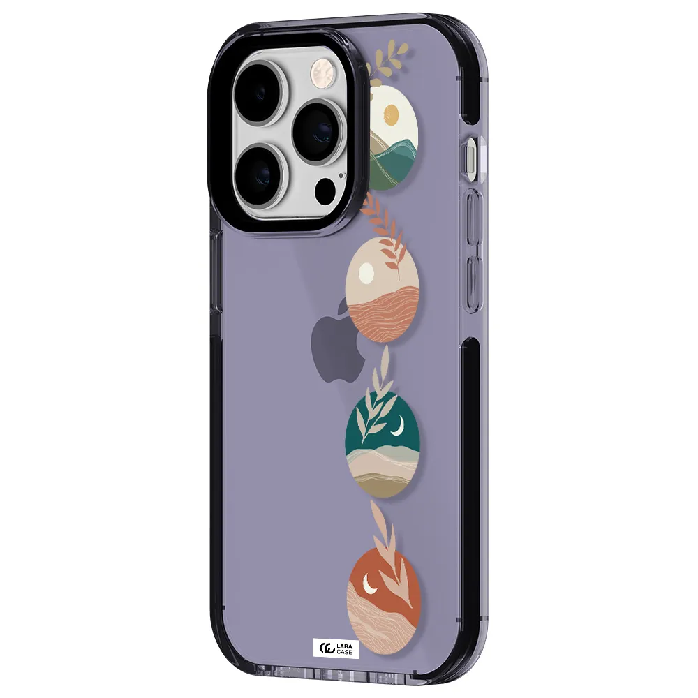 Natural Landscape Apple iPhone 14 pro impact Lilac Case