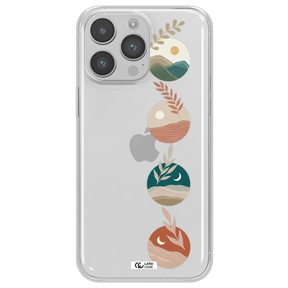 Natural Landscape Apple iPhone 14 pro max Clear TPU Case