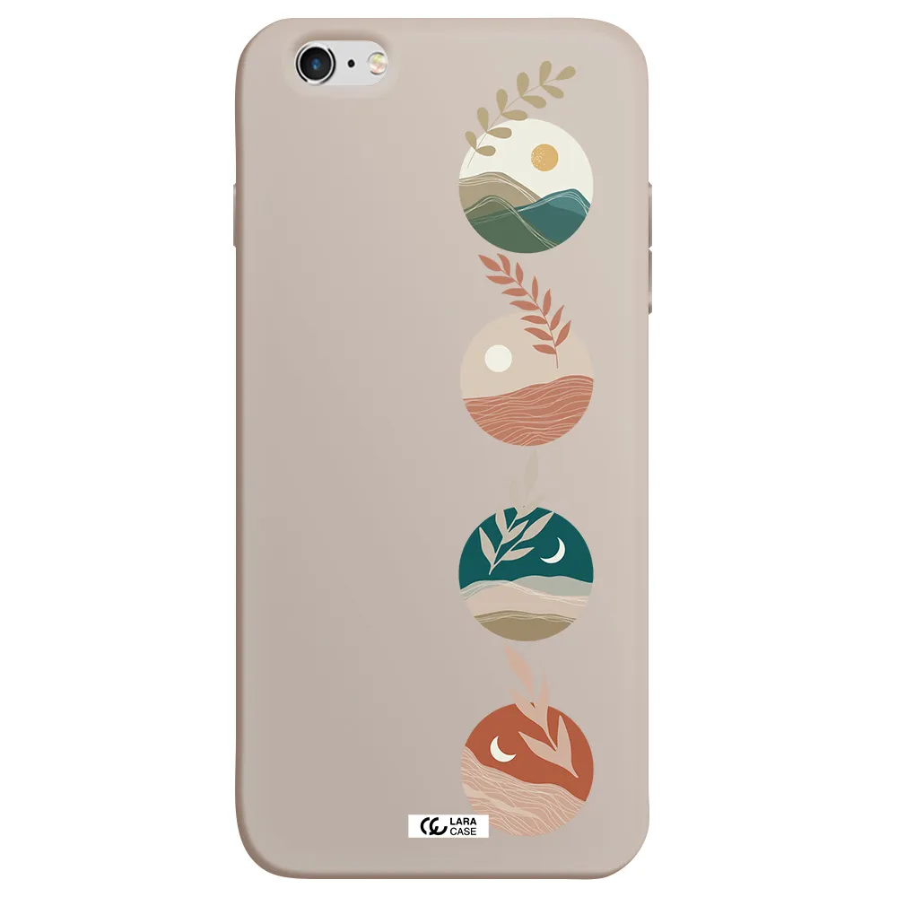 Natural Landscape Apple iPhone 6 plus Silicone Stone Case