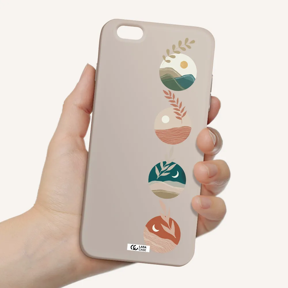 Natural Landscape Apple iPhone 6 plus Silicone Stone Case