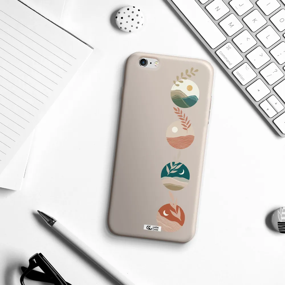 Natural Landscape Apple iPhone 6 plus Silicone Stone Case