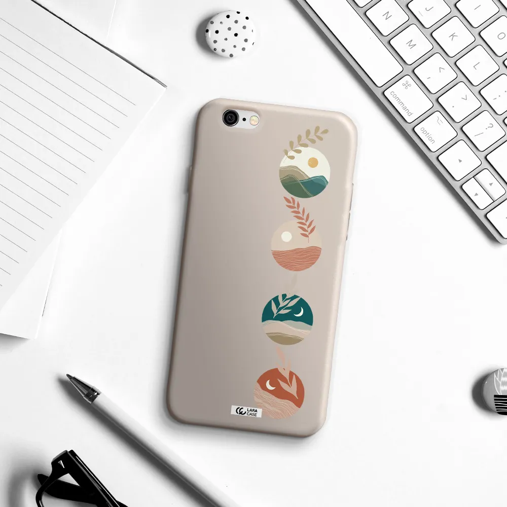 Natural Landscape Apple iPhone 6 Silicone Stone Case