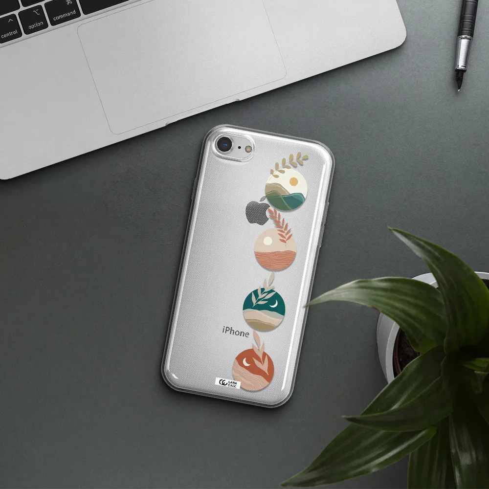 Natural Landscape Apple iPhone 8 Clear TPU Case