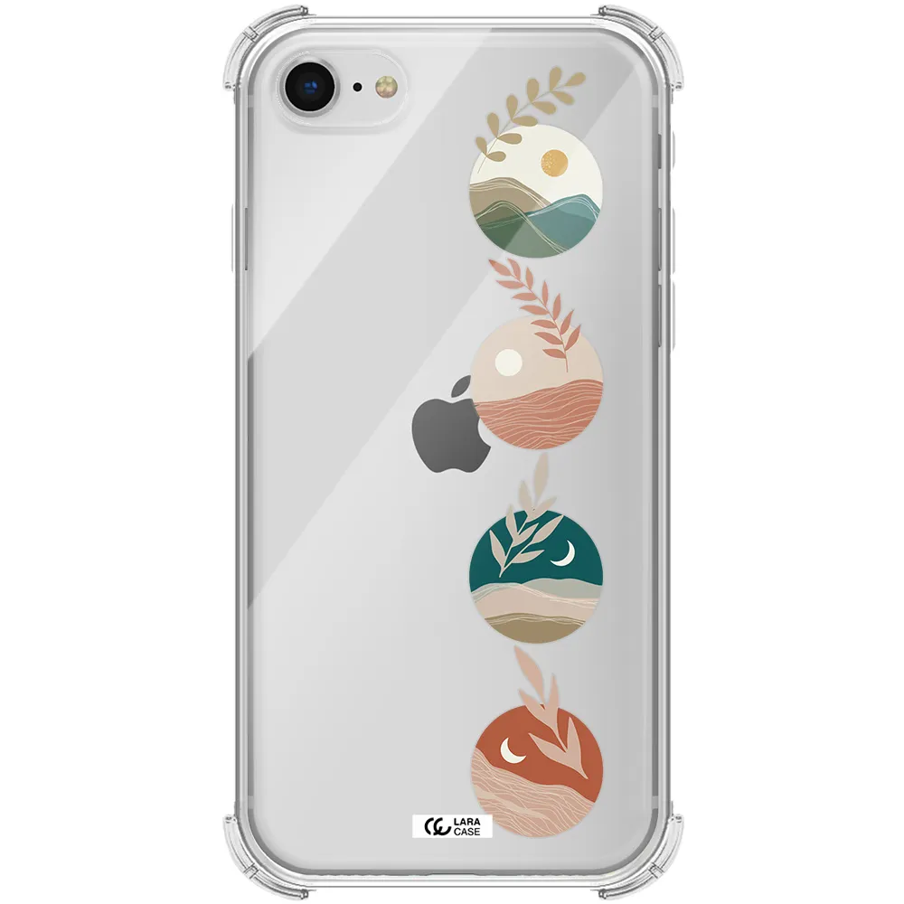 Natural Landscape Apple iPhone se 2020 Clear PC Case