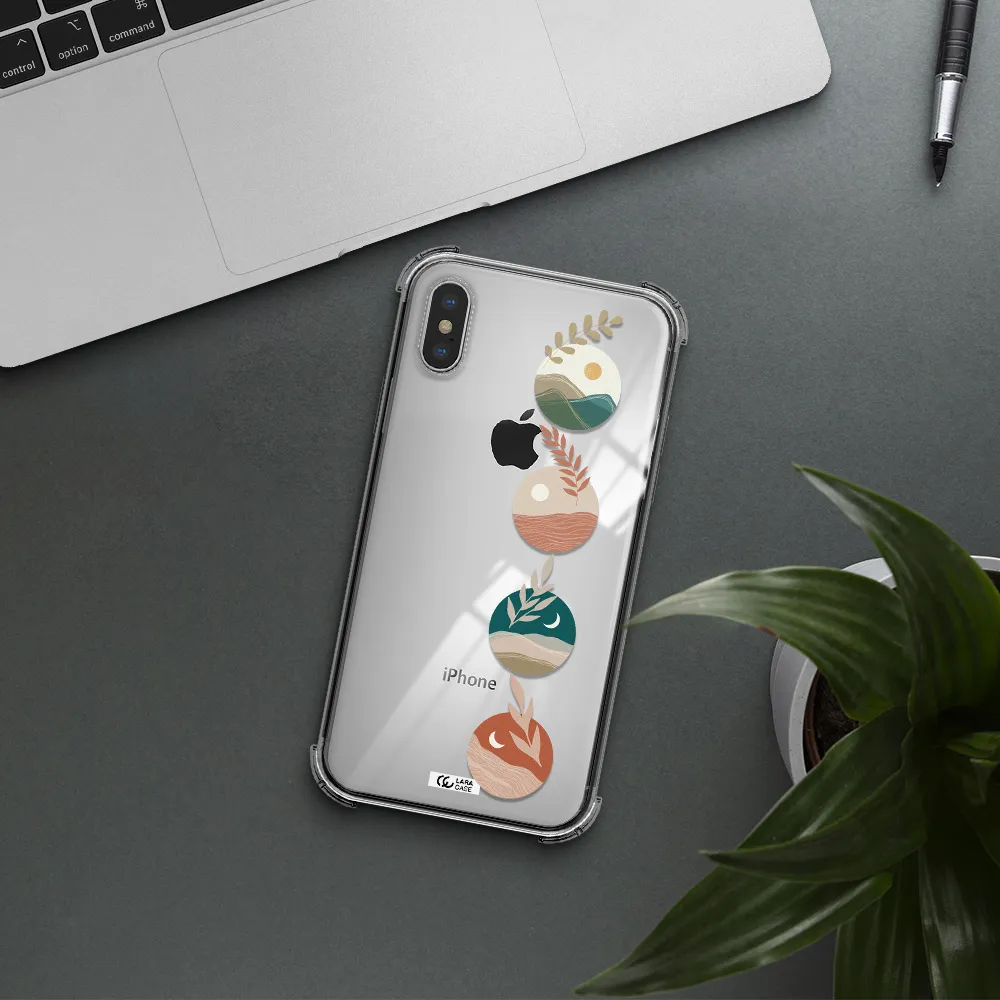 Natural Landscape Apple iPhone X Clear PC Case