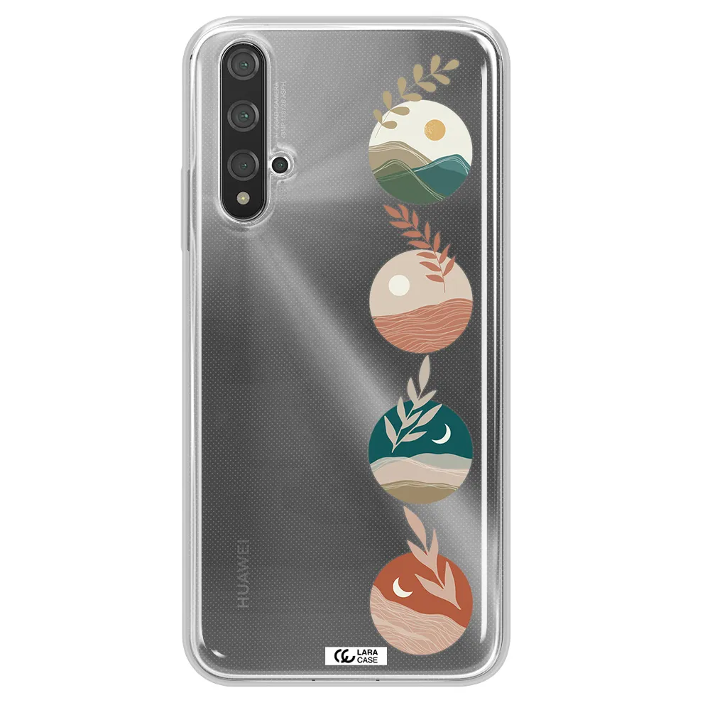 Natural Landscape Huawei Nova 5t Clear TPU Case