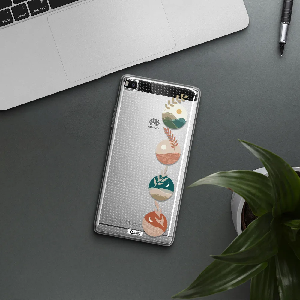 Natural Landscape Huawei P8 Clear TPU Case