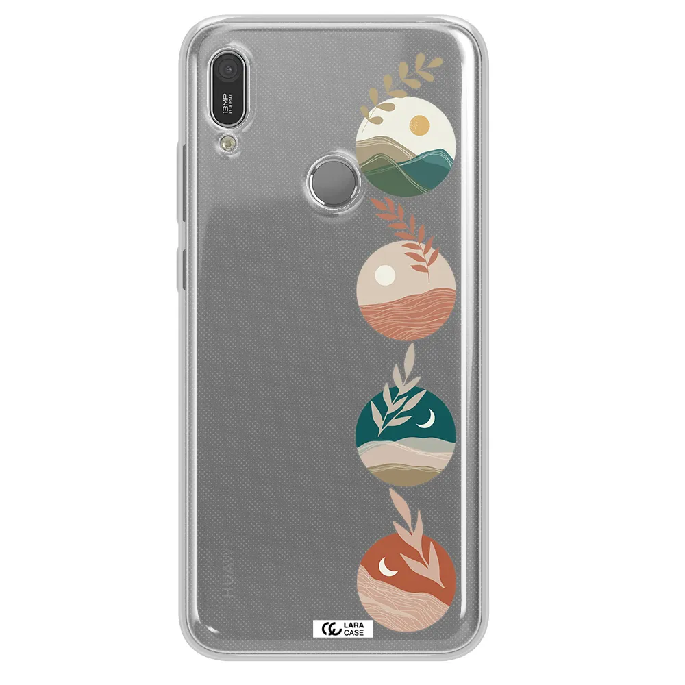 Natural Landscape Huawei Y6 2019 Clear TPU Case