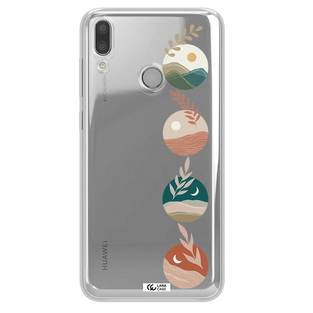 Natural Landscape Huawei Y7 2019 Clear TPU Case