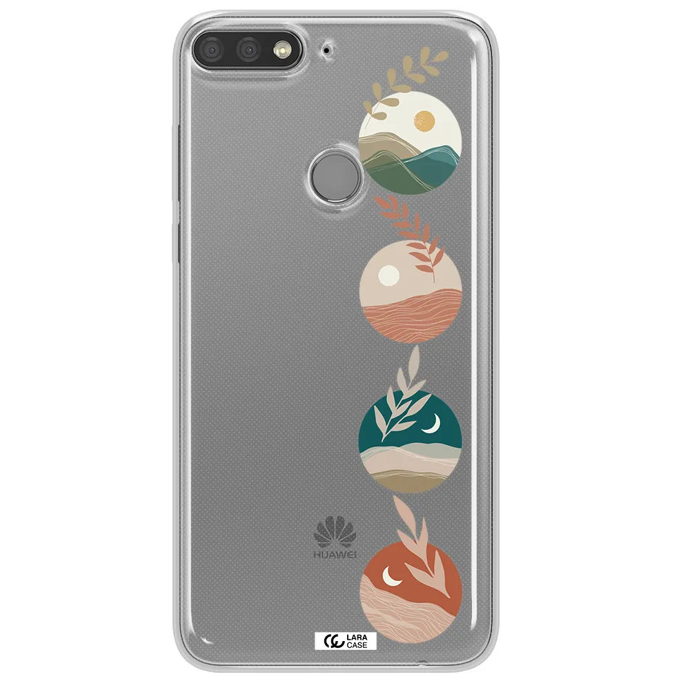 Natural Landscape Huawei Y7 Prime 2018 Clear TPU Case