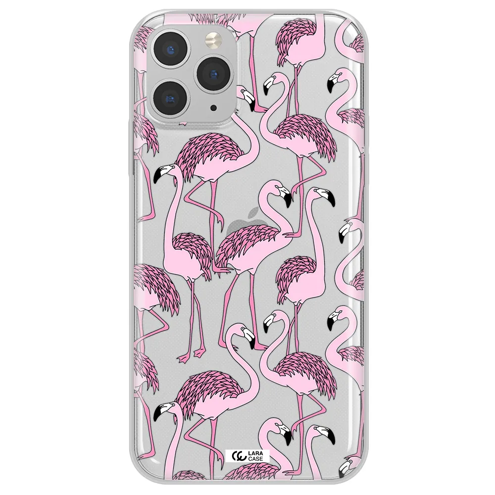 Flamingo Apple iPhone 11 pro max Clear TPU Case