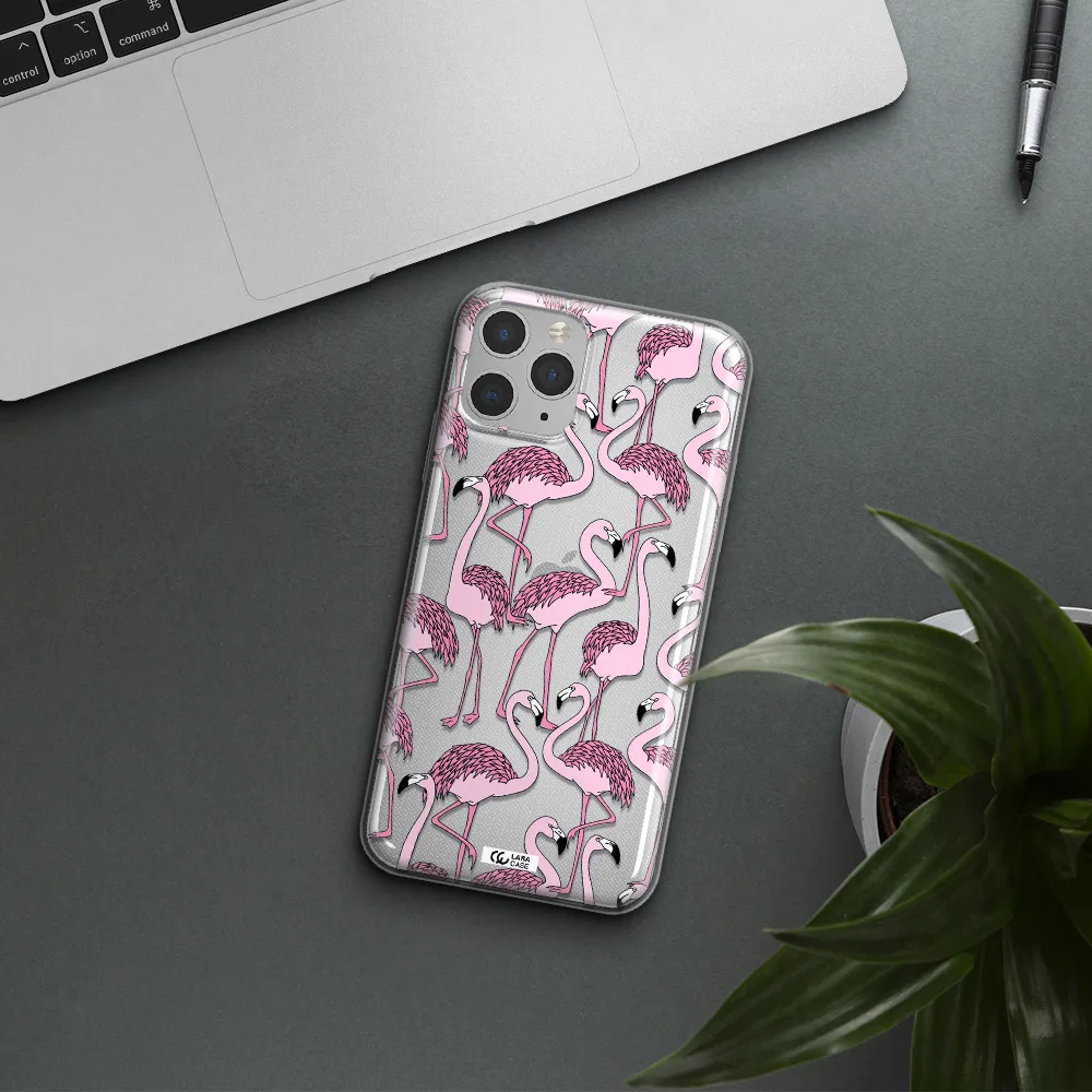 Flamingo Apple iPhone 11 pro max Clear TPU Case