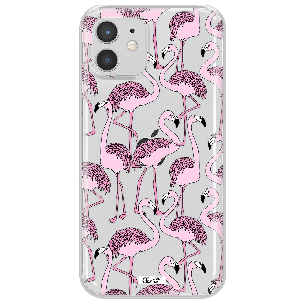 Flamingo Apple iPhone 12 mini Clear TPU Case