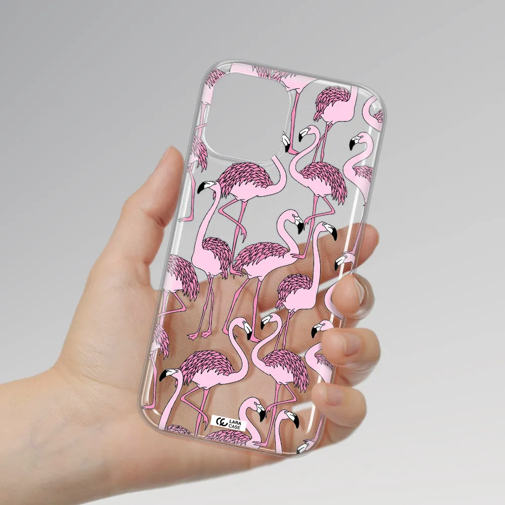Flamingo Apple iPhone 12 pro max Clear TPU Case
