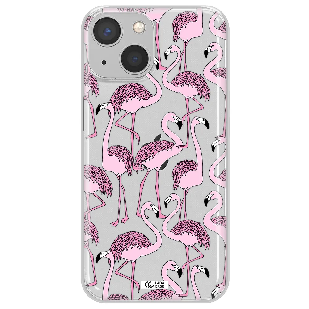 Flamingo Apple iPhone 13 mini Clear TPU Case