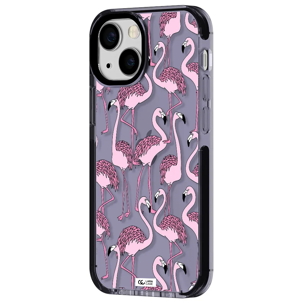 Flamingo Apple iPhone 13 mini impact Lilac Case