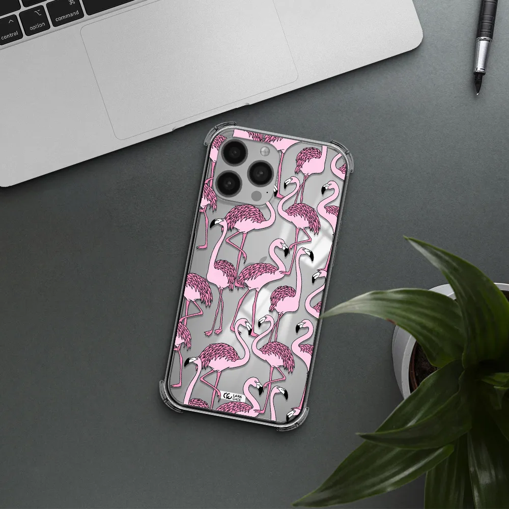 Flamingo Apple iPhone 13 Pro Clear PC Case