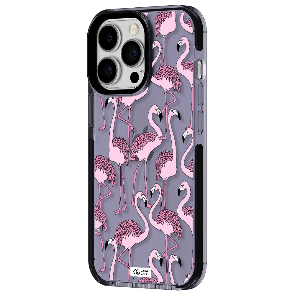 Flamingo Apple iPhone 13 Pro impact Lilac Case