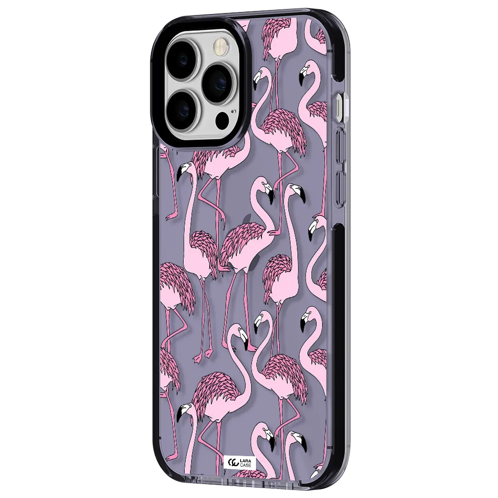 Flamingo Apple iPhone 13 Pro Max impact Lilac Case