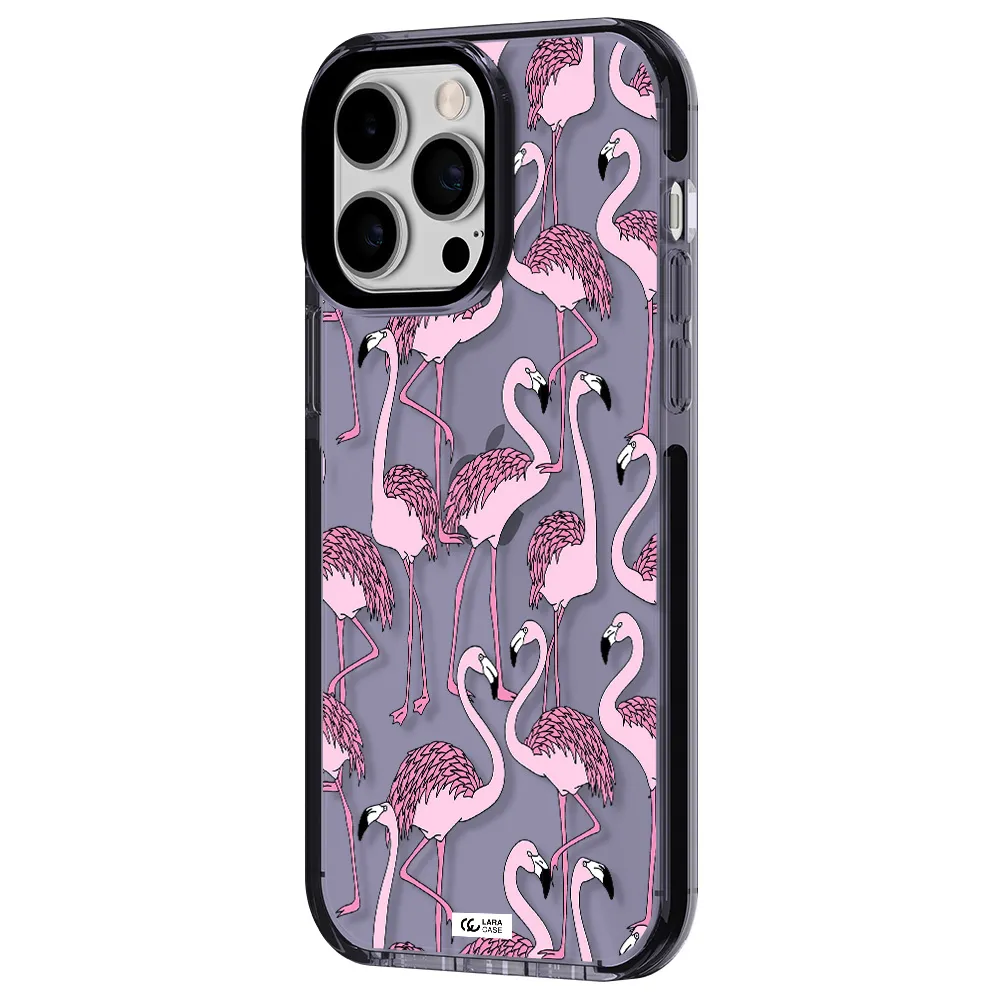 Flamingo Apple iPhone 15 Pro impact Lilac Case