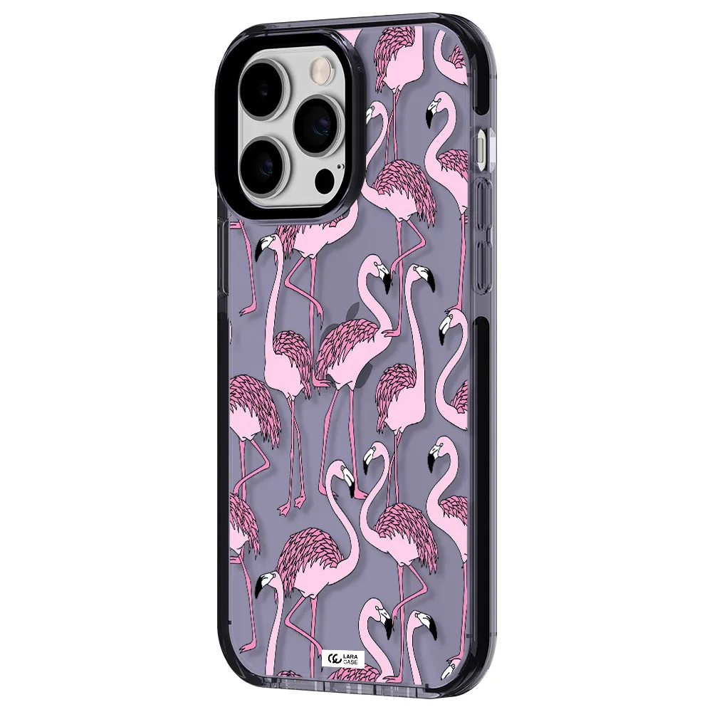 Flamingo Apple iPhone 15 Pro Max impact Lilac Case