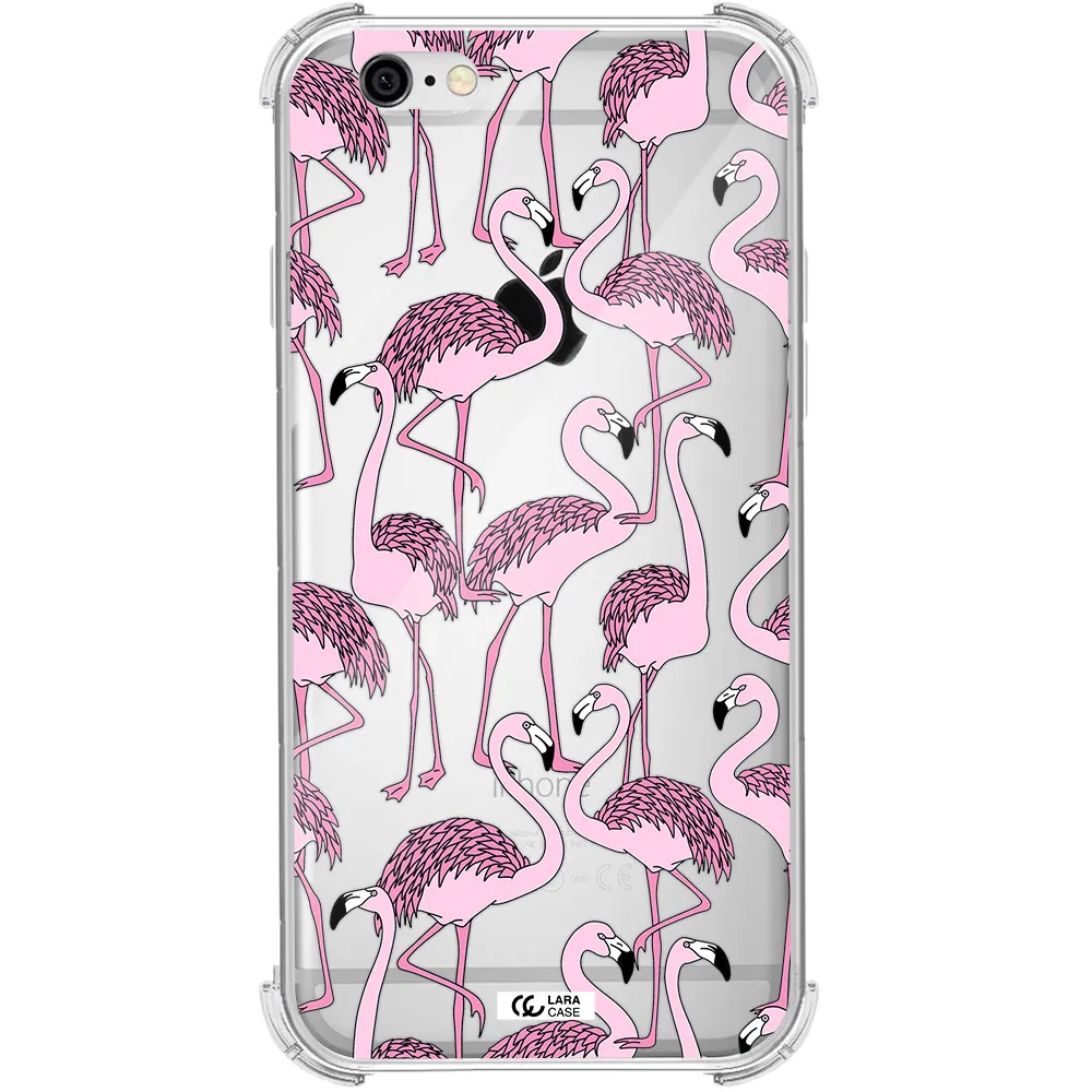 Flamingo Apple iPhone 6 Clear PC Case