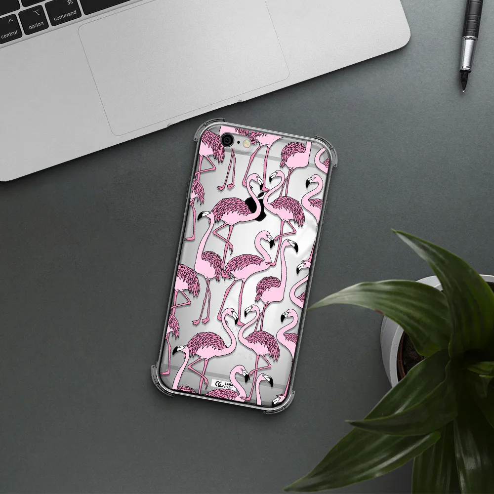 Flamingo Apple iPhone 6 Clear PC Case
