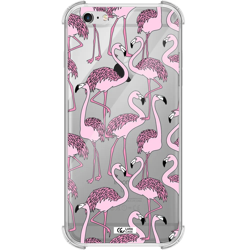 Flamingo Apple iPhone 6 plus Clear PC Case