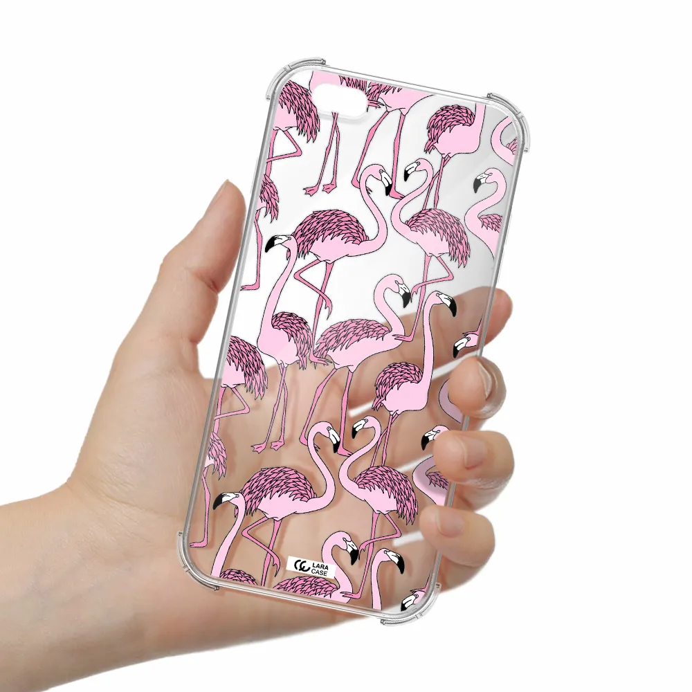Flamingo Apple iPhone 6 plus Clear PC Case