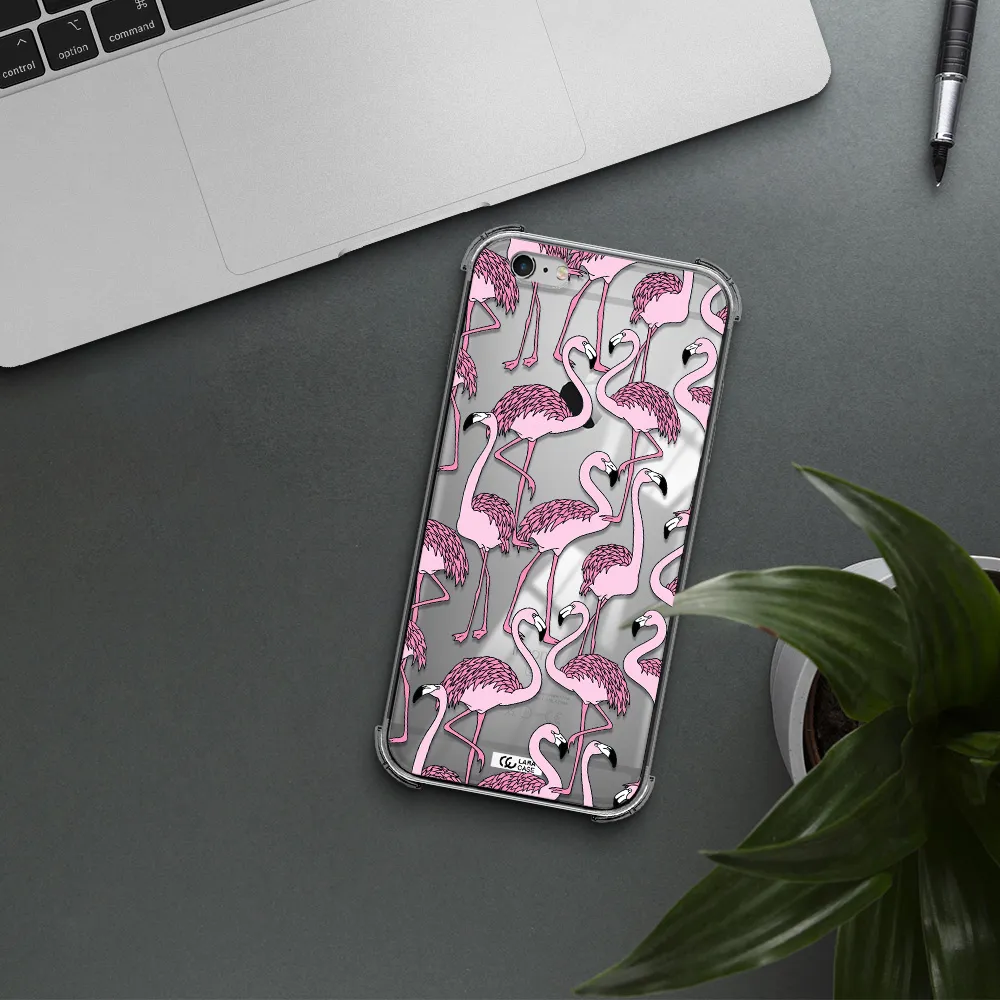 Flamingo Apple iPhone 6 plus Clear PC Case