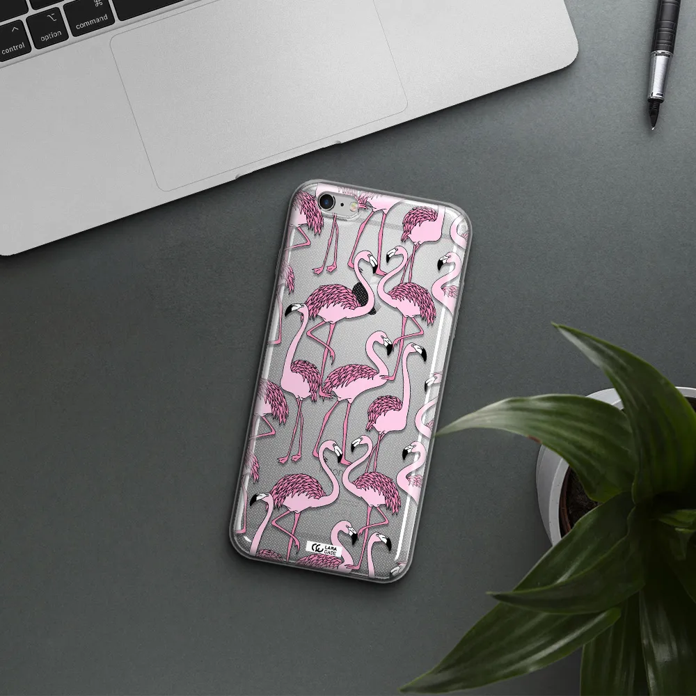 Flamingo Apple iPhone 6 s plus Clear TPU Case