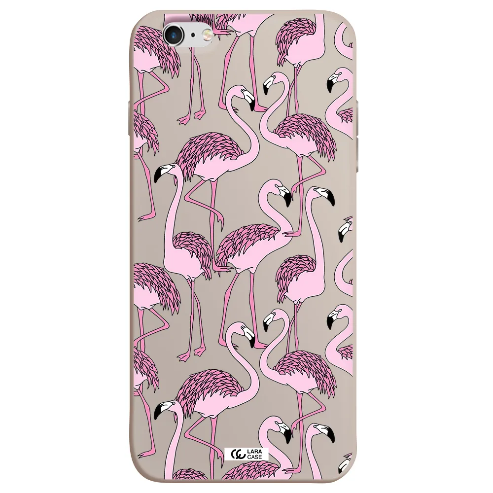 Flamingo Apple iPhone 6 s plus Silicone Stone Case