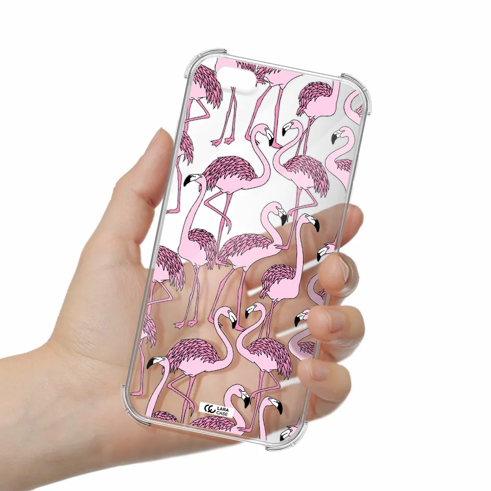 Flamingo Apple iPhone 6S Clear PC Case