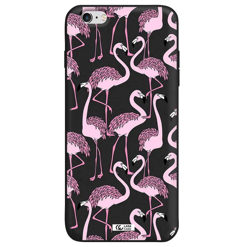 Flamingo Apple iPhone 6S Silicone black Case