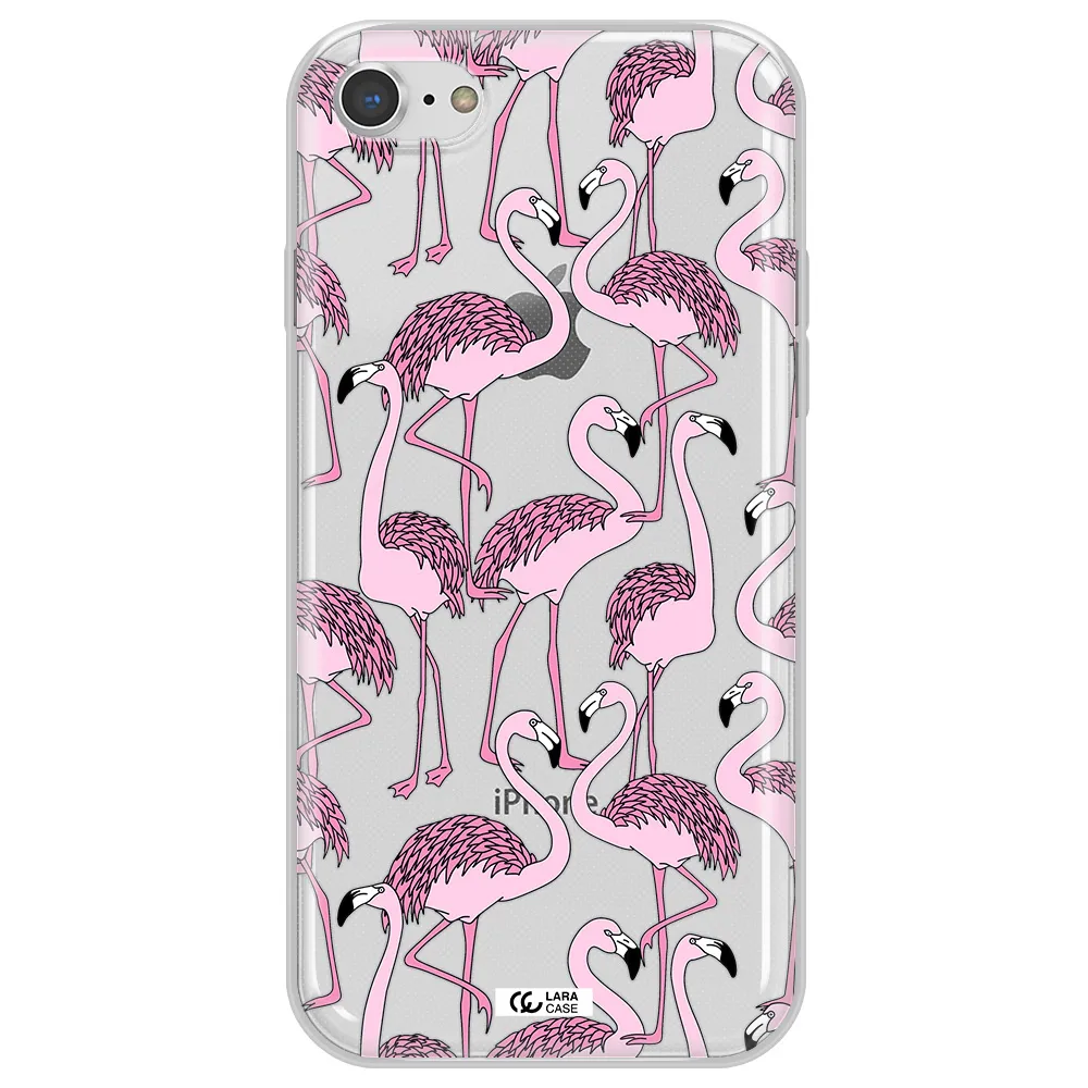 Flamingo Apple iPhone 8 Clear TPU Case