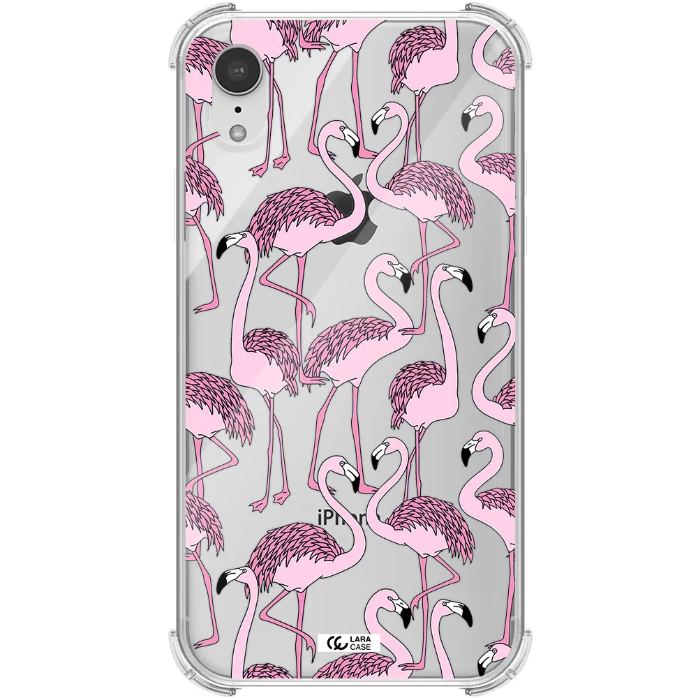 Flamingo Apple iPhone XR Clear PC Case