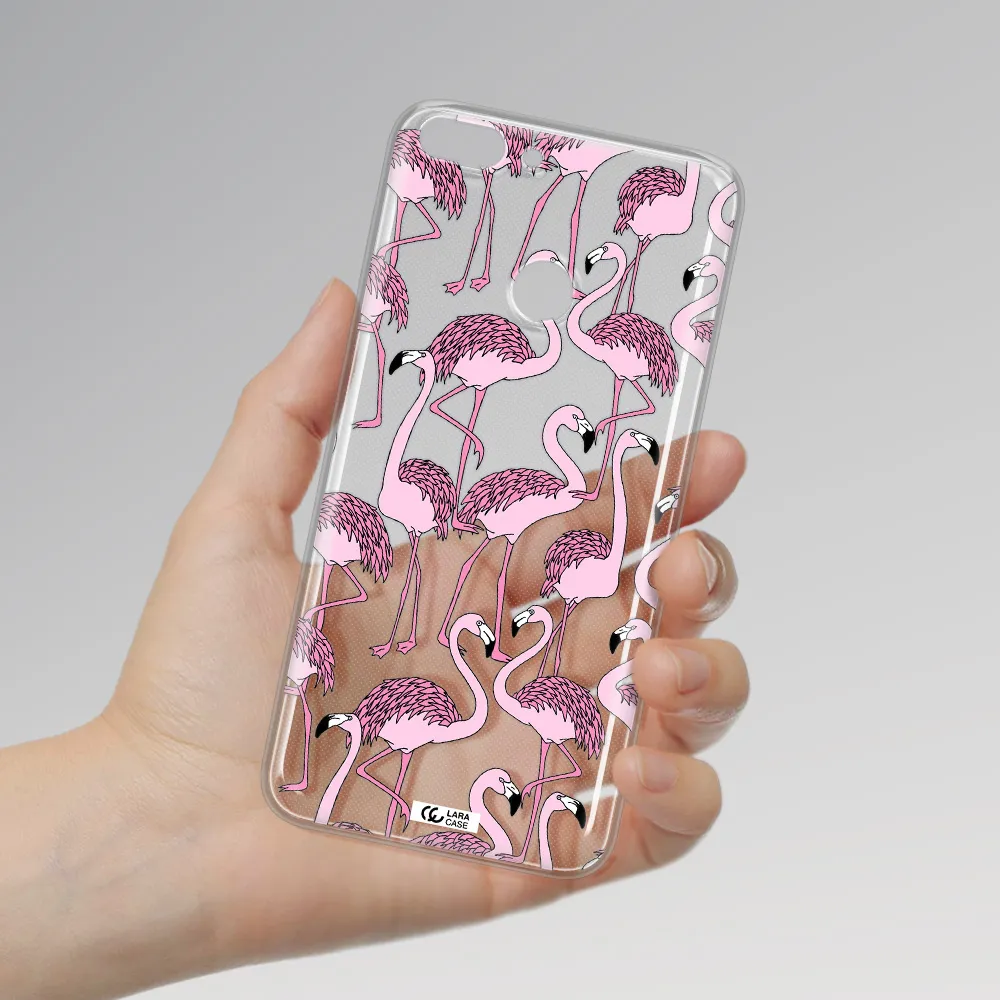 Flamingo Huawei P Smart Clear TPU Case