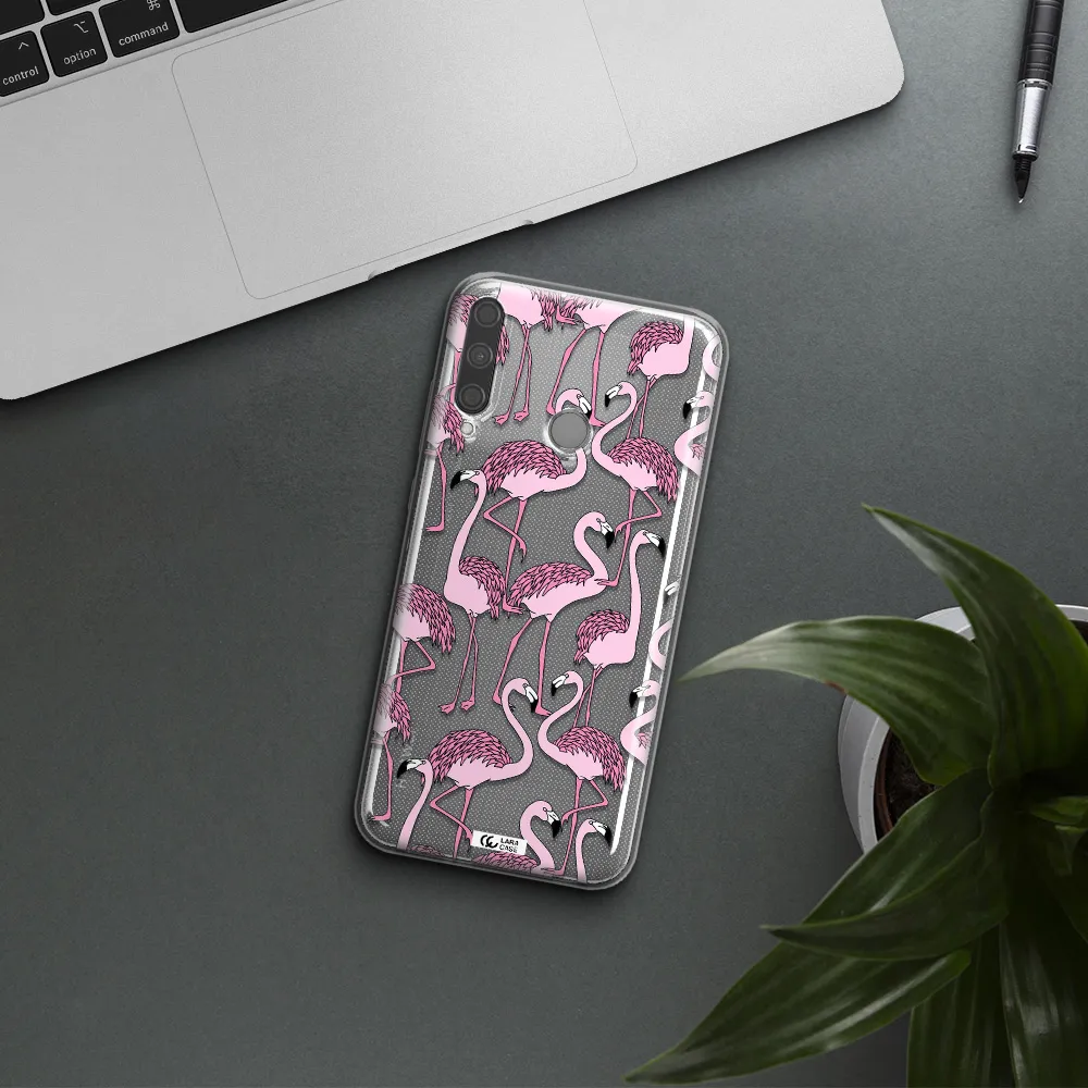 Flamingo Huawei P40 Lite E Clear TPU Case