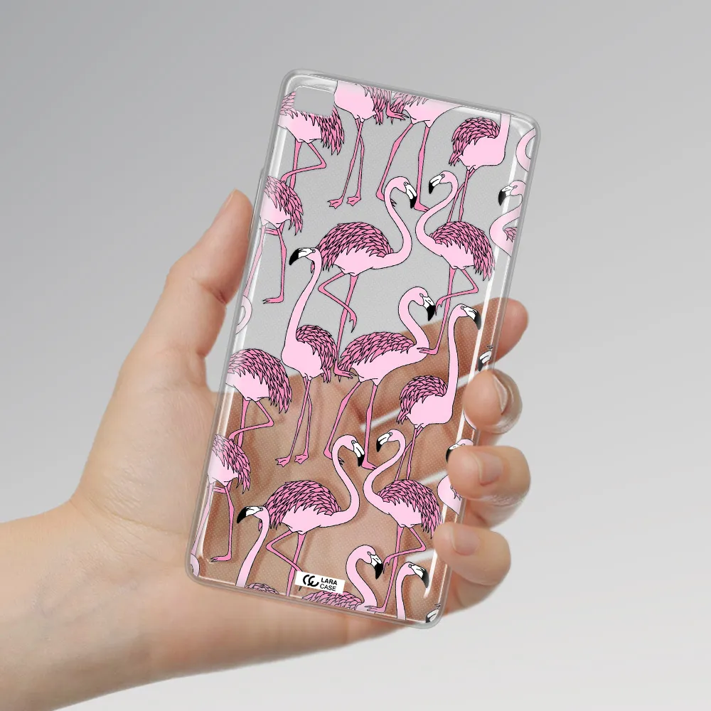 Flamingo Huawei P8 Clear TPU Case