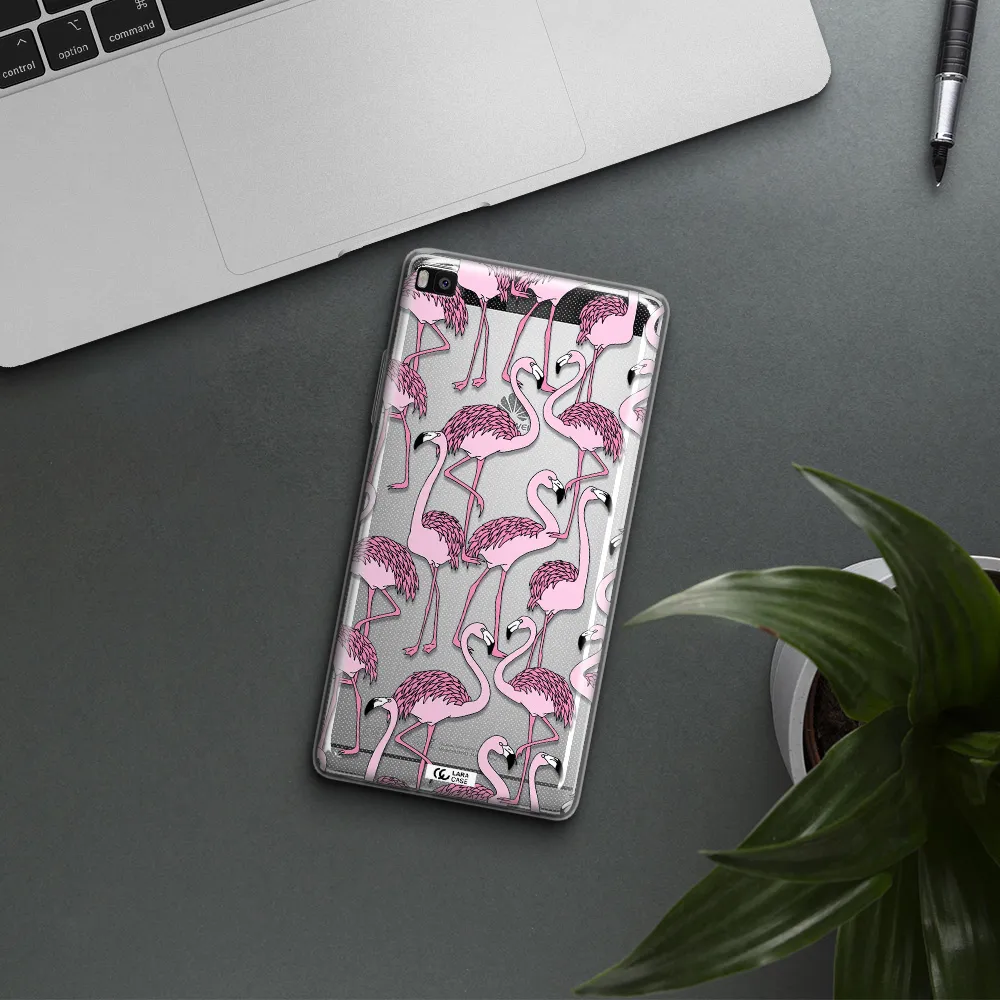 Flamingo Huawei P8 Clear TPU Case