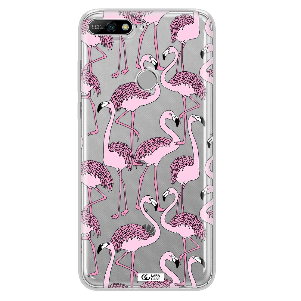 Flamingo Huawei Y7 2018 Clear TPU Case