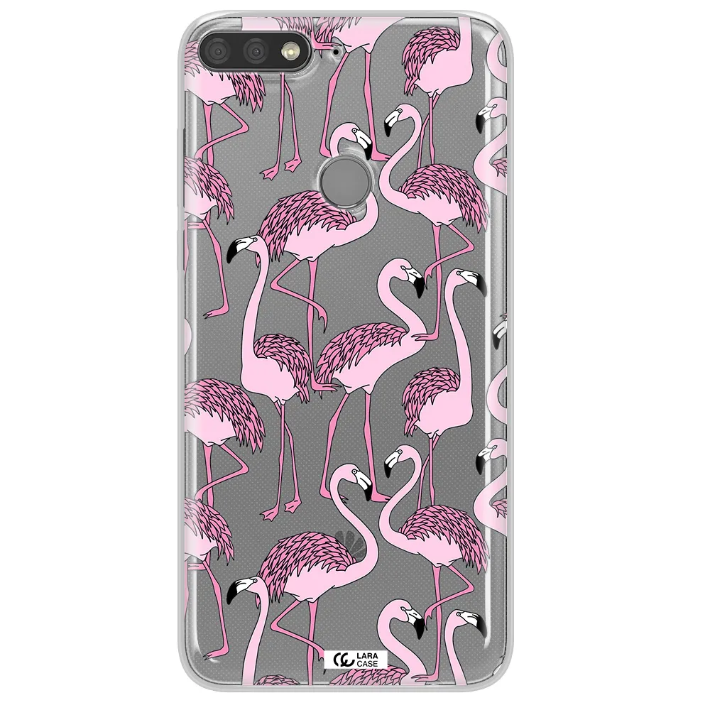 Flamingo Huawei Y7 Prime 2018 Clear TPU Case