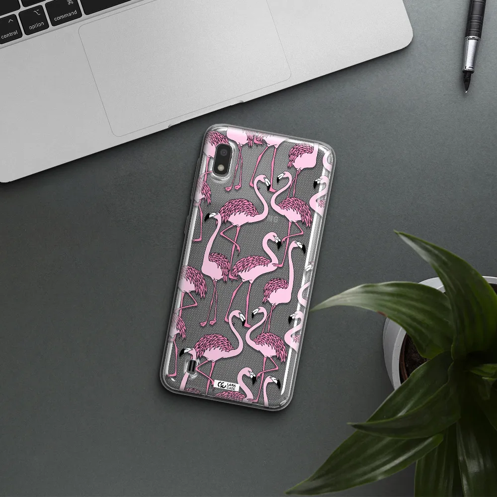 Flamingo Samsung A10 Clear TPU Case