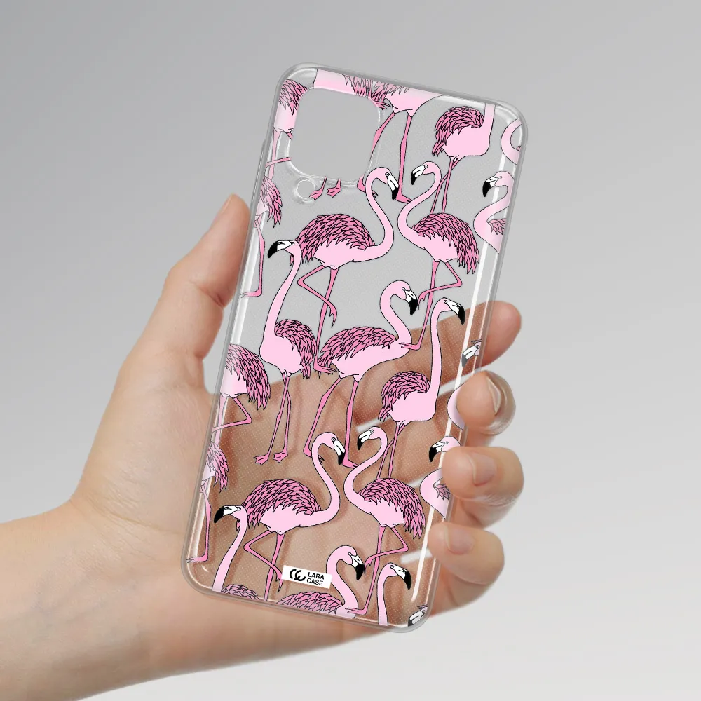 Flamingo Samsung A12 4g Clear TPU Case