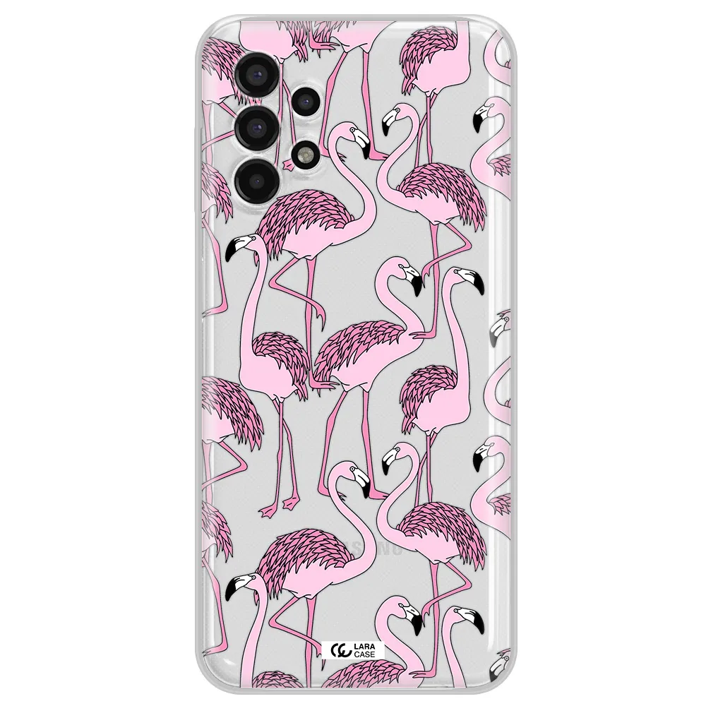 Flamingo Samsung A13 4g Clear TPU Case