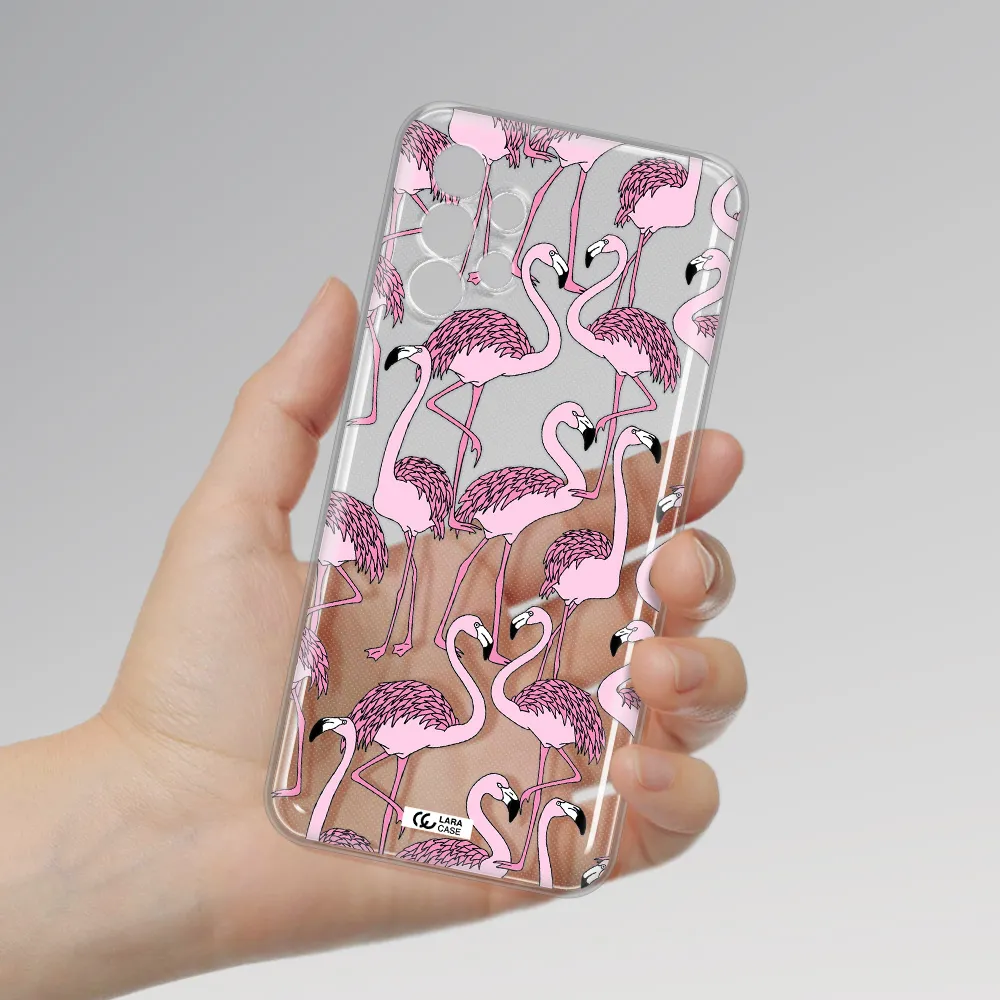 Flamingo Samsung A13 4g Clear TPU Case