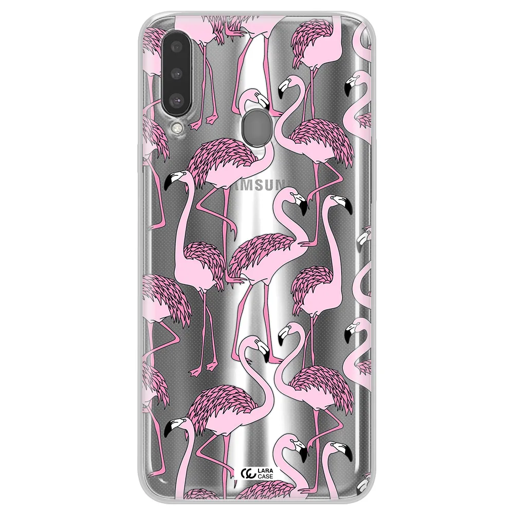 Flamingo Samsung A20S Clear TPU Case