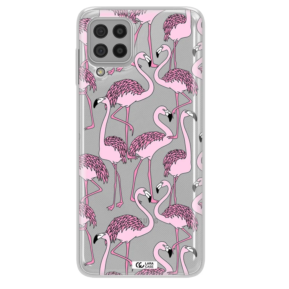 Flamingo Samsung A22 4g Clear TPU Case