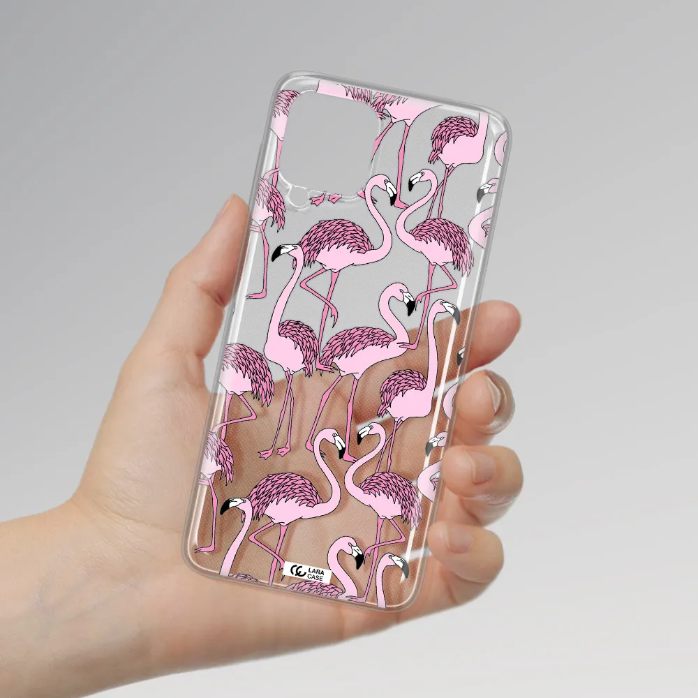 Flamingo Samsung A22 4g Clear TPU Case
