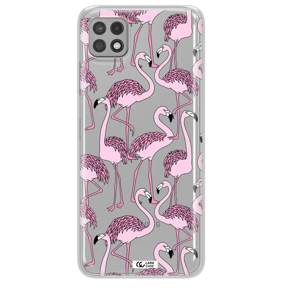 Flamingo Samsung A22 5g Clear TPU Case